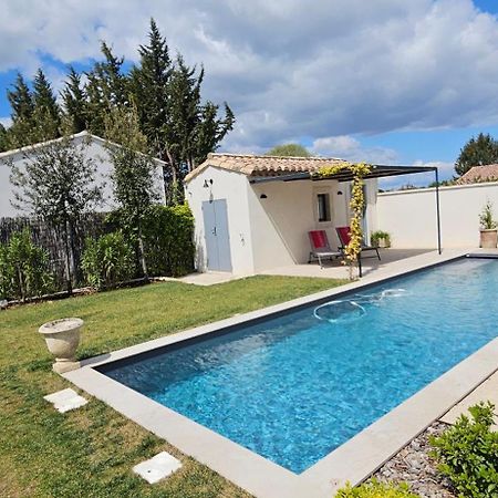 Tres Joli Mazet Piscine Privee Beau Jardin Cloture Entierement Privatise 5' A Pied Du Centre Villa Saint-Remy-de-Provence Exterior photo